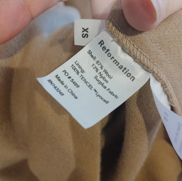 Reformation Barton Coat Size XS - Picture 7 of 8